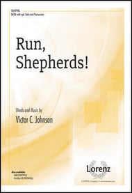 Run, Shepherds! SATB choral sheet music cover Thumbnail